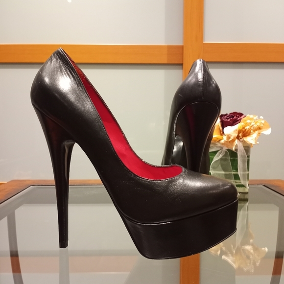 Platform stiletto pumps - Picture 3 of 14